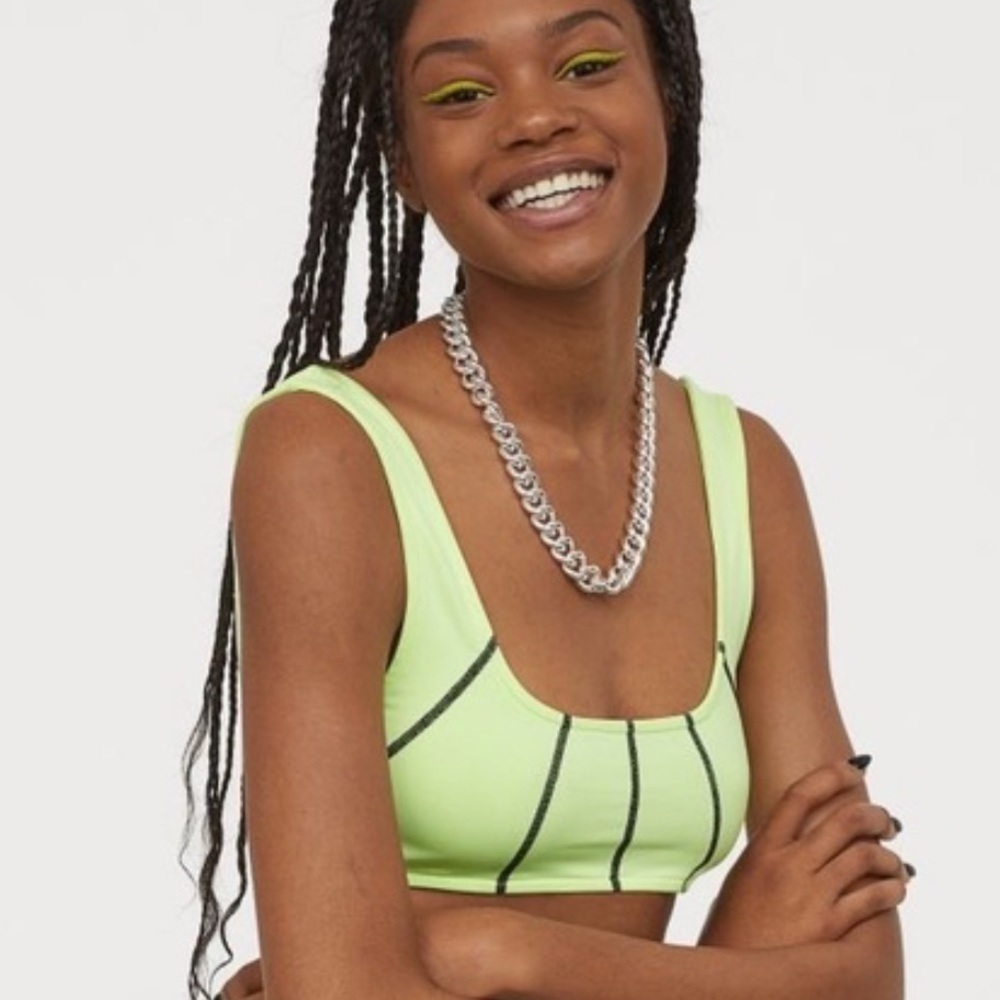 Justine Skye x H&M sport bra top size XS